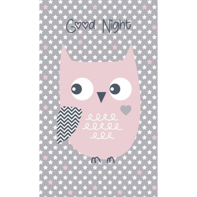 Dětský ručník Sova růžová 50x30 cm