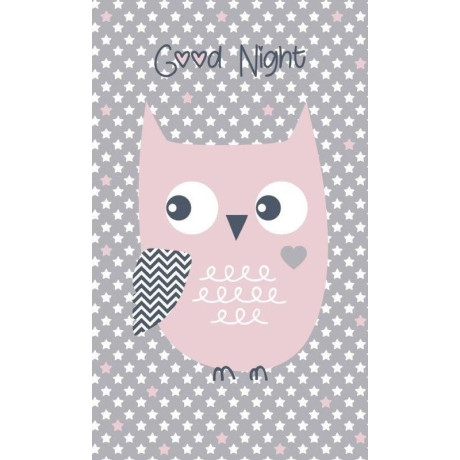 Dětský ručník Sova růžová 50x30 cm