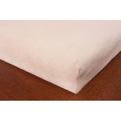 Froté prostěradla - barva smetanová 120x200 cm