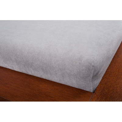 Froté prostěradla - šedá barva 140x200 cm