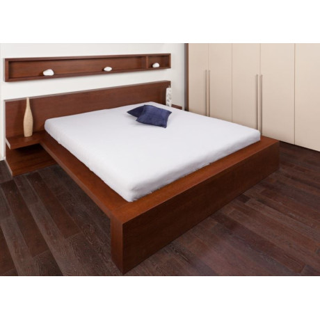 Froté prostěradla bílá barva- 120x200 cm