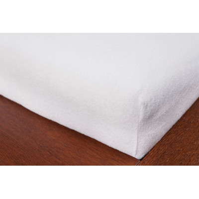 Froté prostěradla bílá barva- 120x200 cm