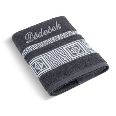 Froté ručník s výšivkou DĚDEČEK