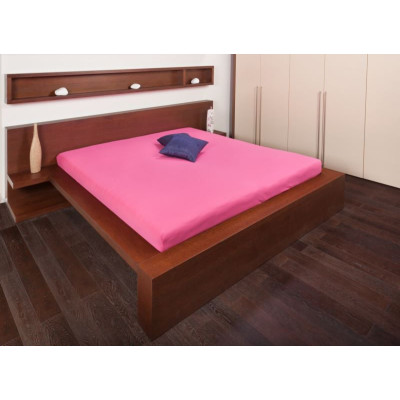 Jersey prostěradla - jahodová 180x200 cm