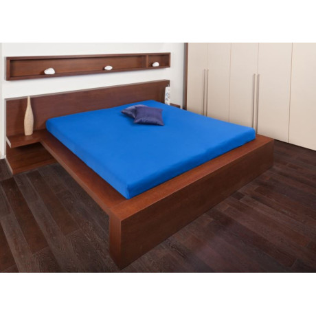 Jersey prostěradla - královská modrá 90x200 cm