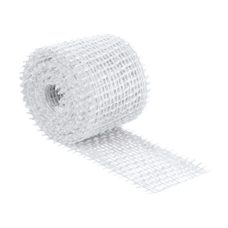 Jutový dekorační pásek - bílá