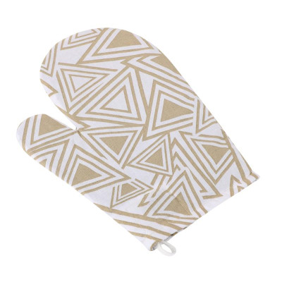 Kuchyňská chňapka - trojúhelníky béžové