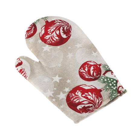 Kuchyňská chňapka vánoční baňky