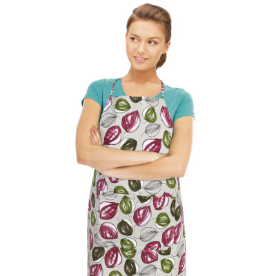 Kuchyňská zástěra BERTA - lístky