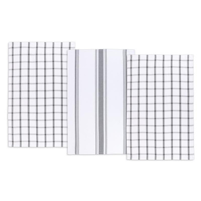 Kuchyňské utěrky - káro šedé