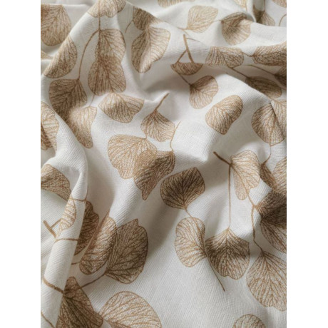 Látková plena s potiskem Listy Bavlna, 70x70 cm