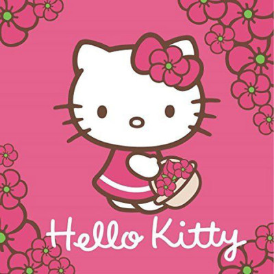 Magický ručníček Hello Kitty 30x30cm