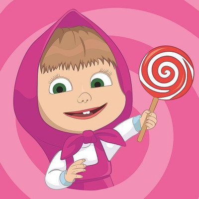 Magický ručníček Máša a Medvěd 30x30cm