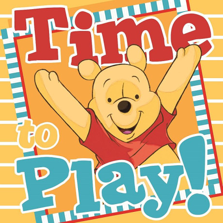 Magický ručníček Medvídek Pů 30x30cm