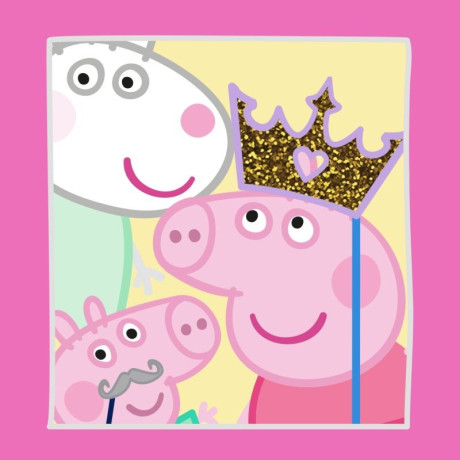Magický ručníček Peppa Pig pink 30x30 cm