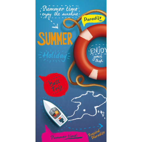 Osuška Dovolená v ráji 70x140 cm