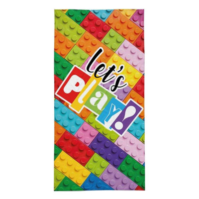 Osuška Kostky Lets Play Bavlna - Froté, 70x140 cm