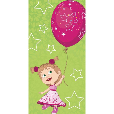 Osuška Máša a Medvěd párty 70x140 cm