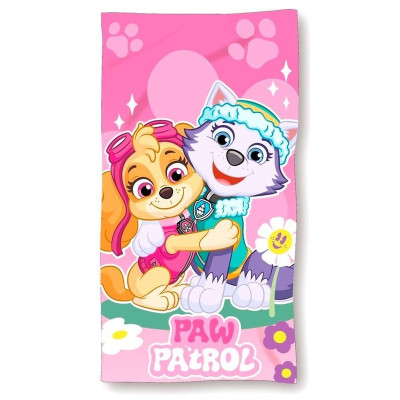 Osuška Micro Paw Patrol pink Polyester, 70x140 cm