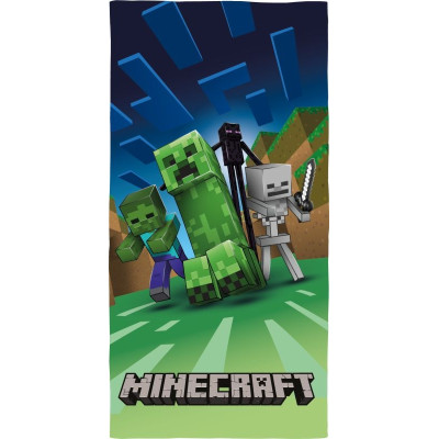 Osuška Minecraft Monsters Bavlna - Froté, 70x140 cm