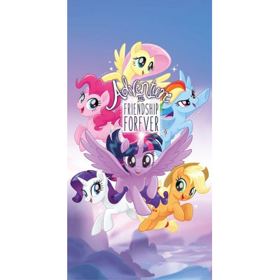 Osuška My Little Pony Adventure Bavlna - Froté, 70x140 cm