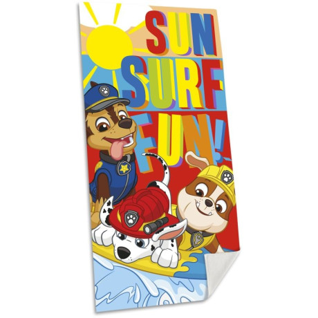 Osuška Paw Patrol Surf Bavlna - Froté, 70x140 cm