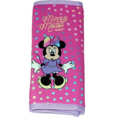 Polstrování bezpečnostního pásu Minnie puntíky 9x18 cm