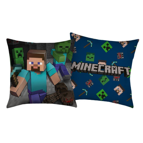 Polštářek Minecraft Steve, 40x40 cm