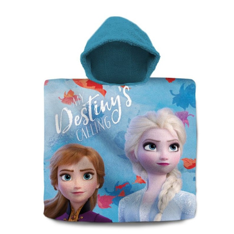 Pončo Ledové Království 2 Destiny Bavlna - Froté, 60x120 cm