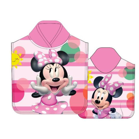 Pončo Minnie stripe Bavlna - Froté, 50x110 cm