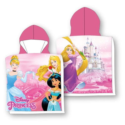 Pončo Princess micro Polyester - mikrovlákno, 50x100 cm