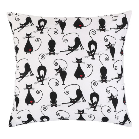 Povláček bavlněný - černá kočka
