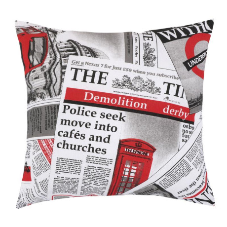 Povláček EMA - 45x45 cm -noviny