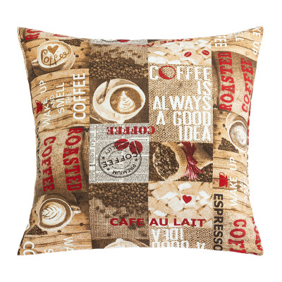 Povláček EMA - zrnková káva 45x45 cm