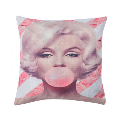 Povlak na polštář s motivem Marilyn - 43x43 cm