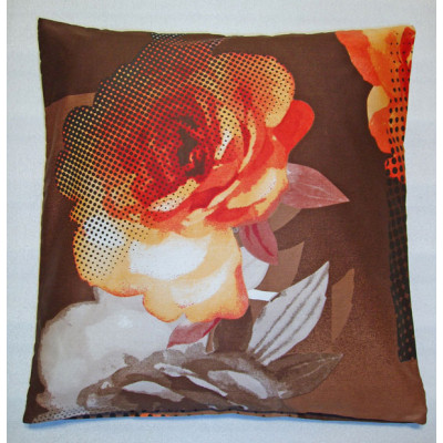 Povlak na polštářek bavlněný satén Royal orange 40x40 cm