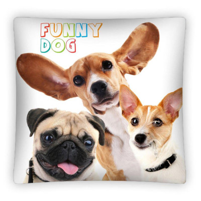 Povlak na polštářek Funny Dog micro 40x40 cm