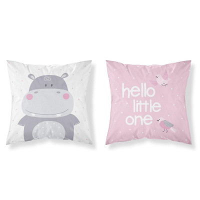 Povlak na polštářek Hrošík růžová Bavlna, 40x40 cm