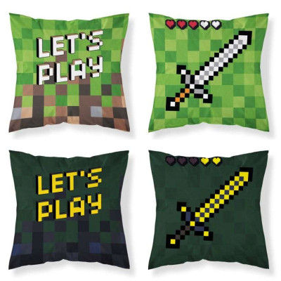 Povlak na polštářek Kostičky svítící Bavlna, 40x40 cm