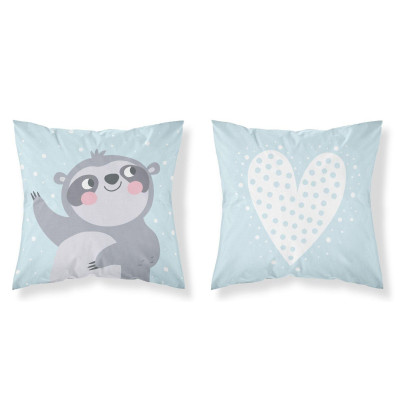 Povlak na polštářek Lenochod blue Bavlna, 40x40 cm