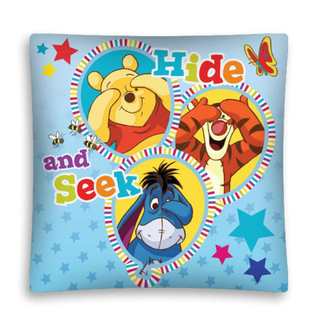 Povlak na polštářek Medvídek Pů a přátelé micro 40x40 cm