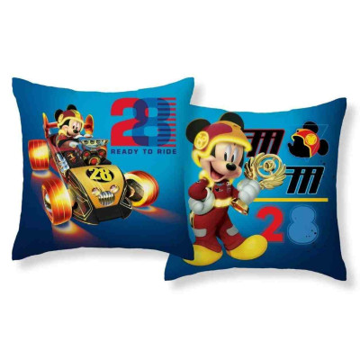 Povlak na polštářek Mickey závodník micro 40x40 cm