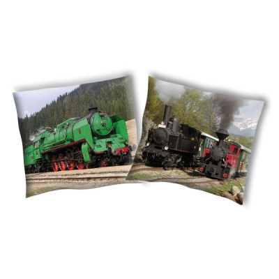 Povlak na polštářek Parní lokomotiva 1 40x40 cm