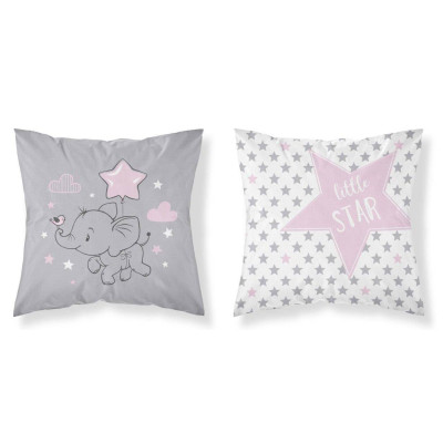 Povlak na polštářek Slon pink Bavlna, 40x40 cm