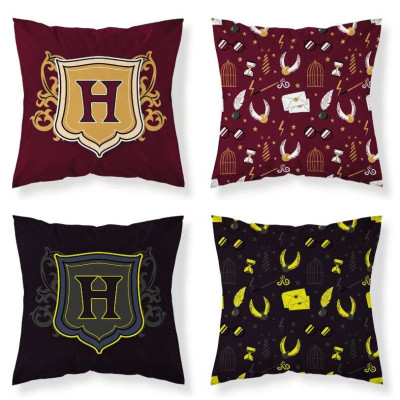 Povlak na polštářek Škola kouzel svítící Bavlna, 40x40 cm