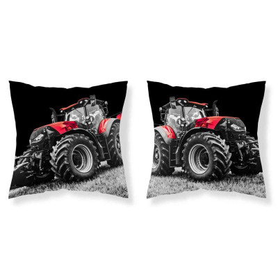Povlak na polštářek Traktor red micro Polyester, 40x40 cm