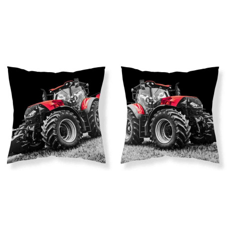 Povlak na polštářek Traktor red micro Polyester, 40x40 cm