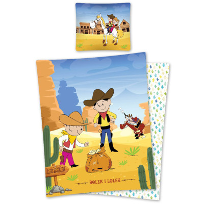 Povlečení Bolek a Lolek kovbojové 140x200, 70x80 cm