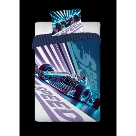 Povlečení Formule Speed 140x200, 70x90 cm