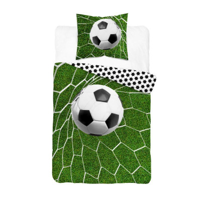 Povlečení Fotbal Bavlna, 140x200, 70x80 cm